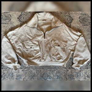 Free People We the Free Cream Pullover Oversized size Medium